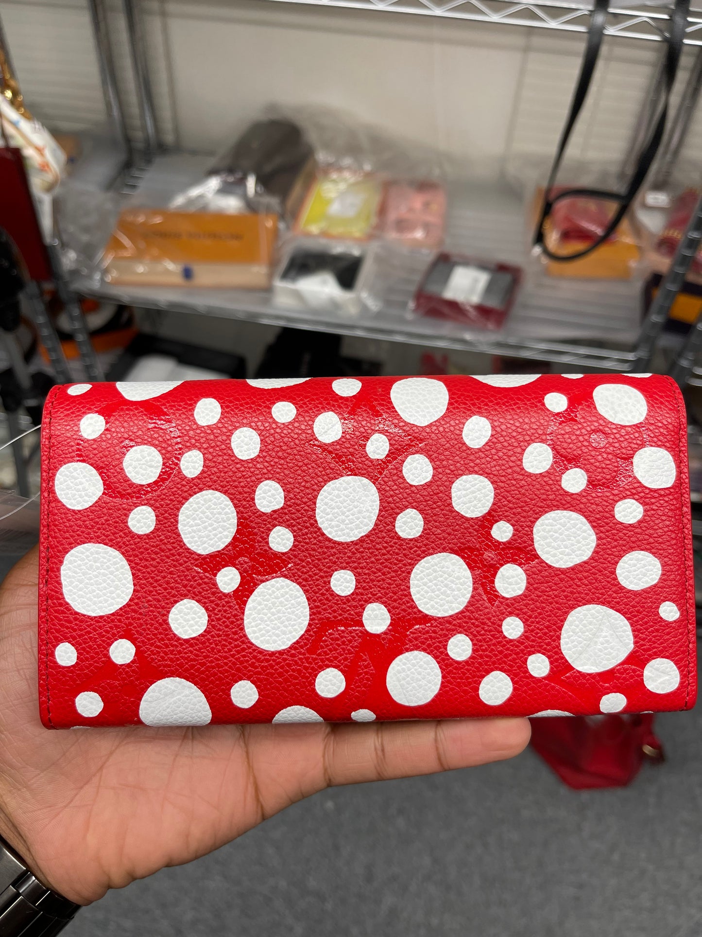 Louis Vuitton kusama Yayoi wallet