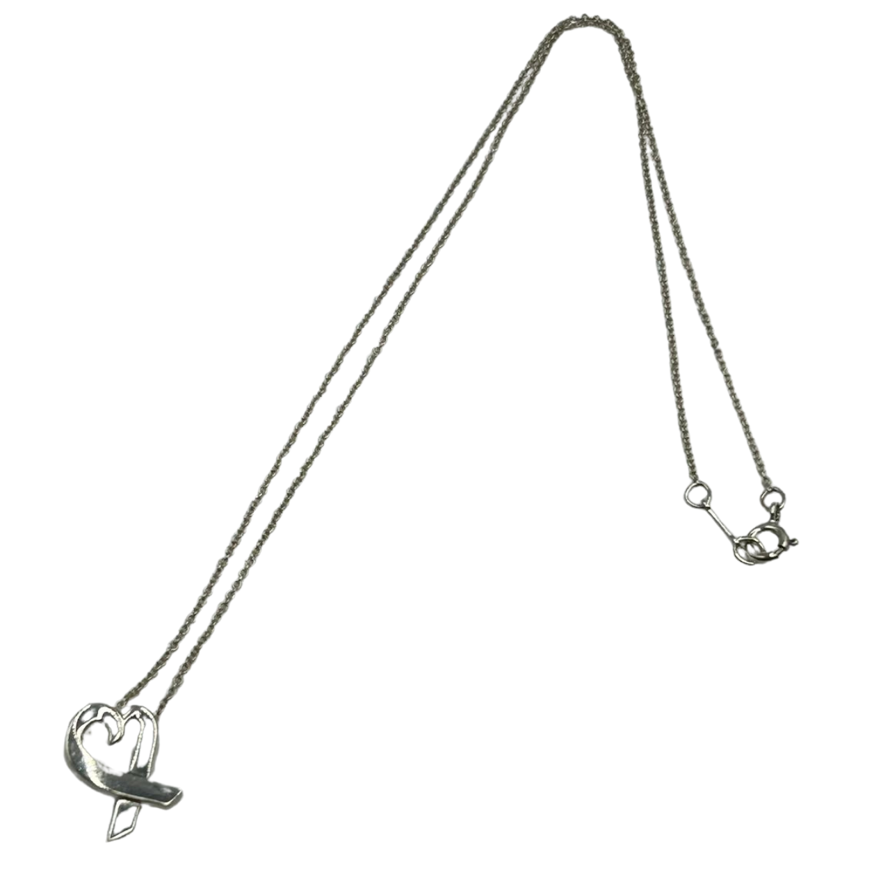 Tiffany & Co. Rubbing Heart Necklace