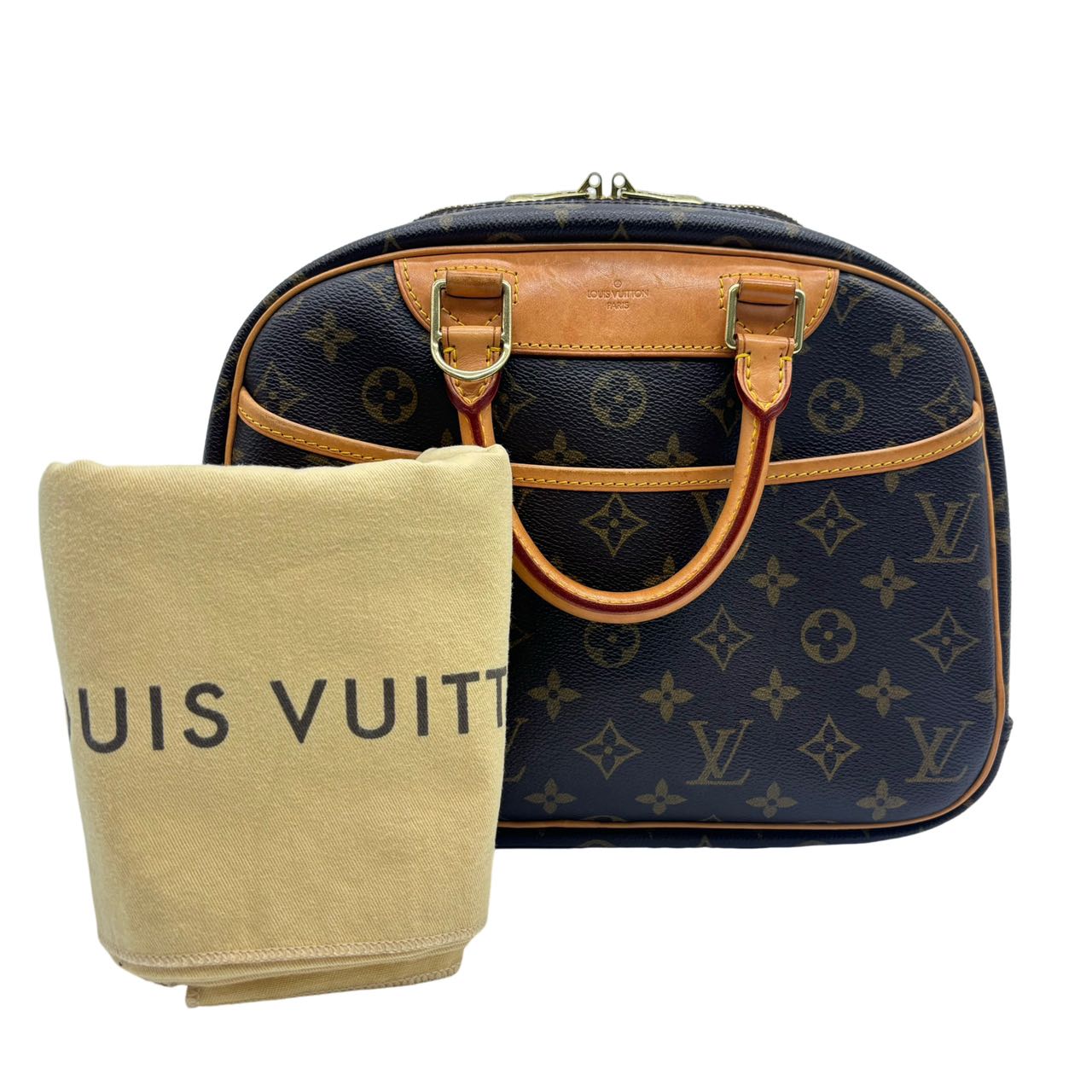 LOUIS VUITTON<br> Handtasche „Trouville“ mit Monogramm