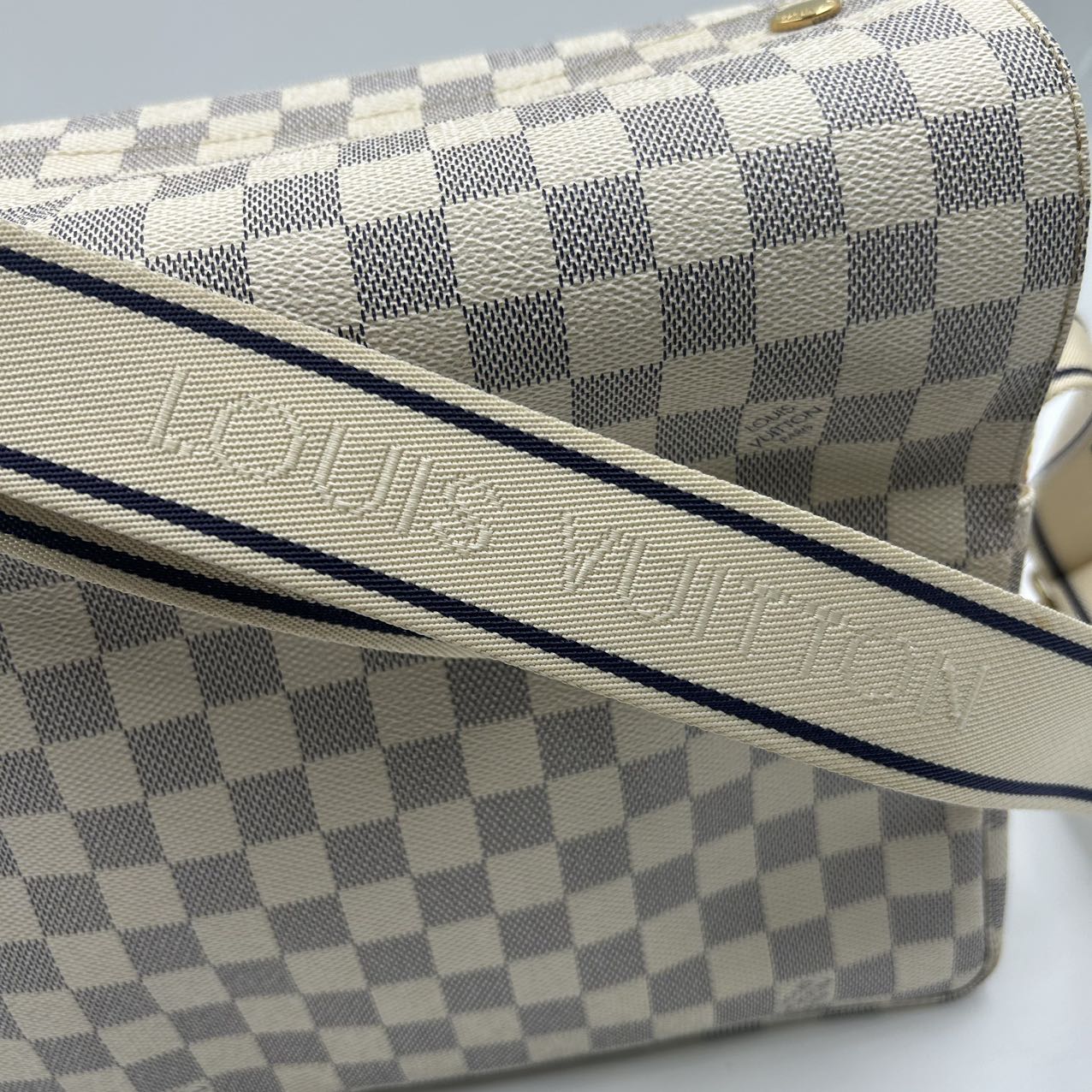 LOUIS VUITTON<br>Damier Azur Naviglio N51189 Shoulder bag