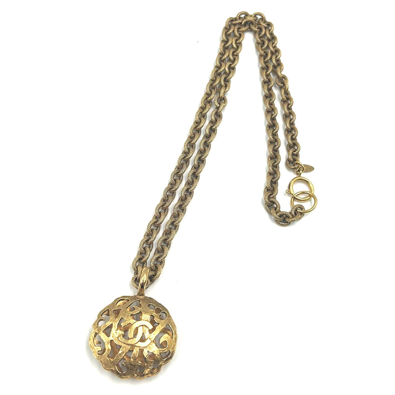 CHANEL<br>Co Co Mark Chain Necklace