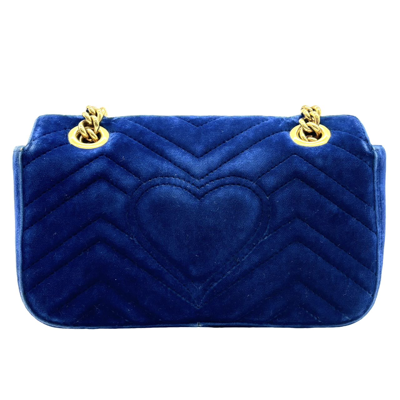 GUCCI <br> GG Marmont Velvet Shoulder Bag