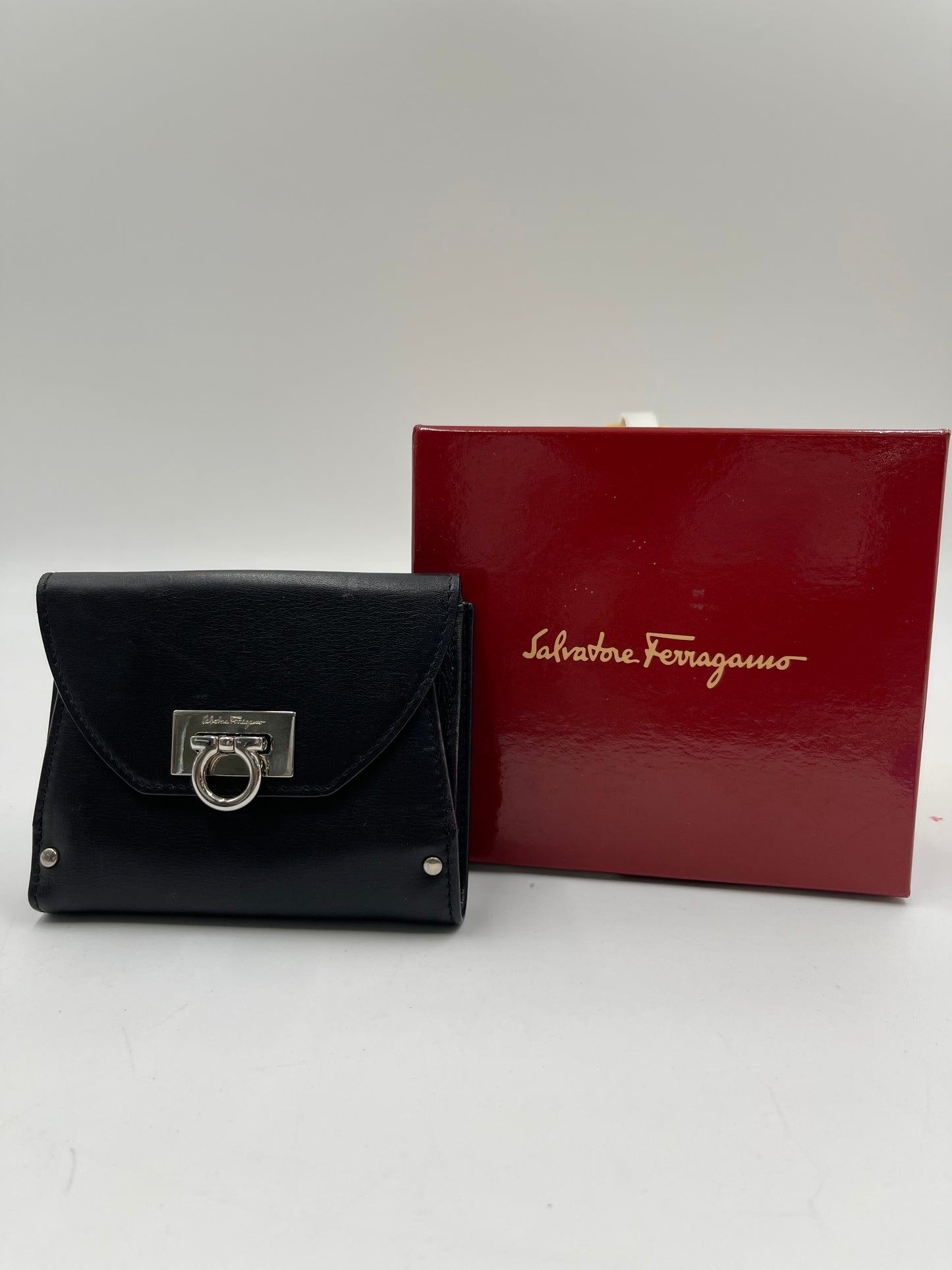 FERRAGAMO<br> Gancini-Geldbörse