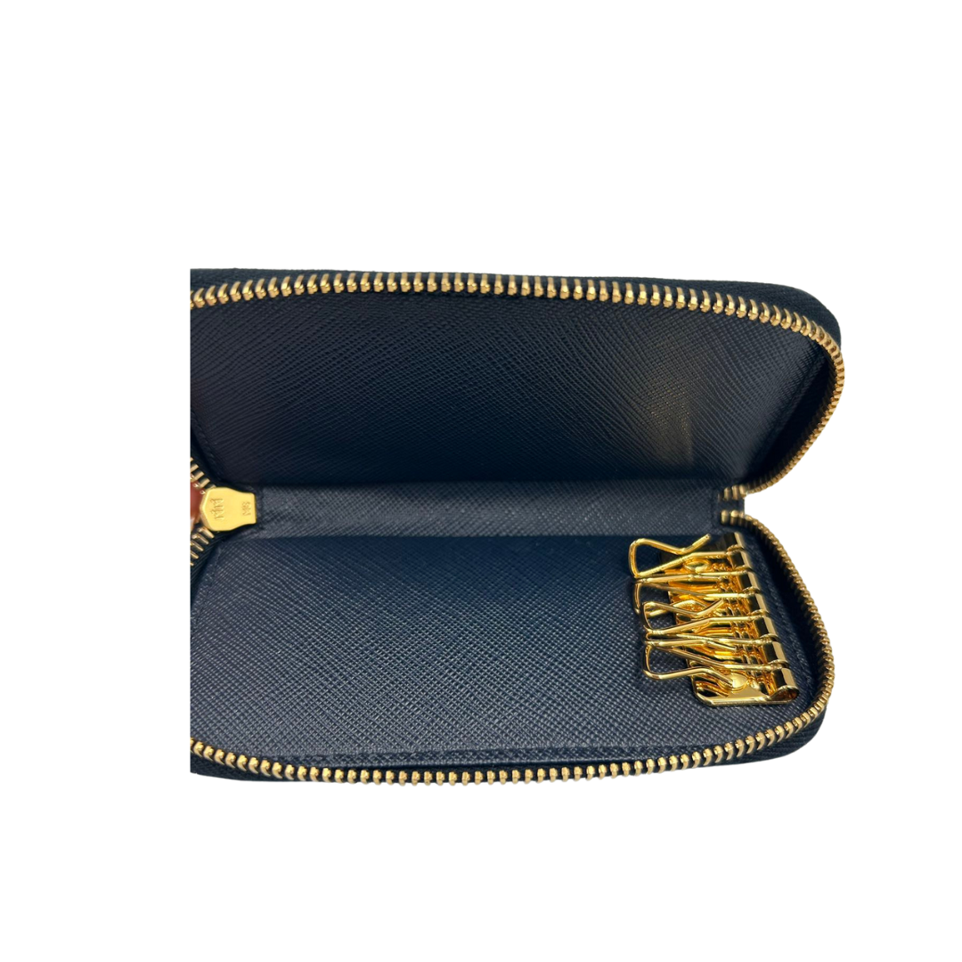 PRADA<br>Saffiano Leather Key Case 1PG604