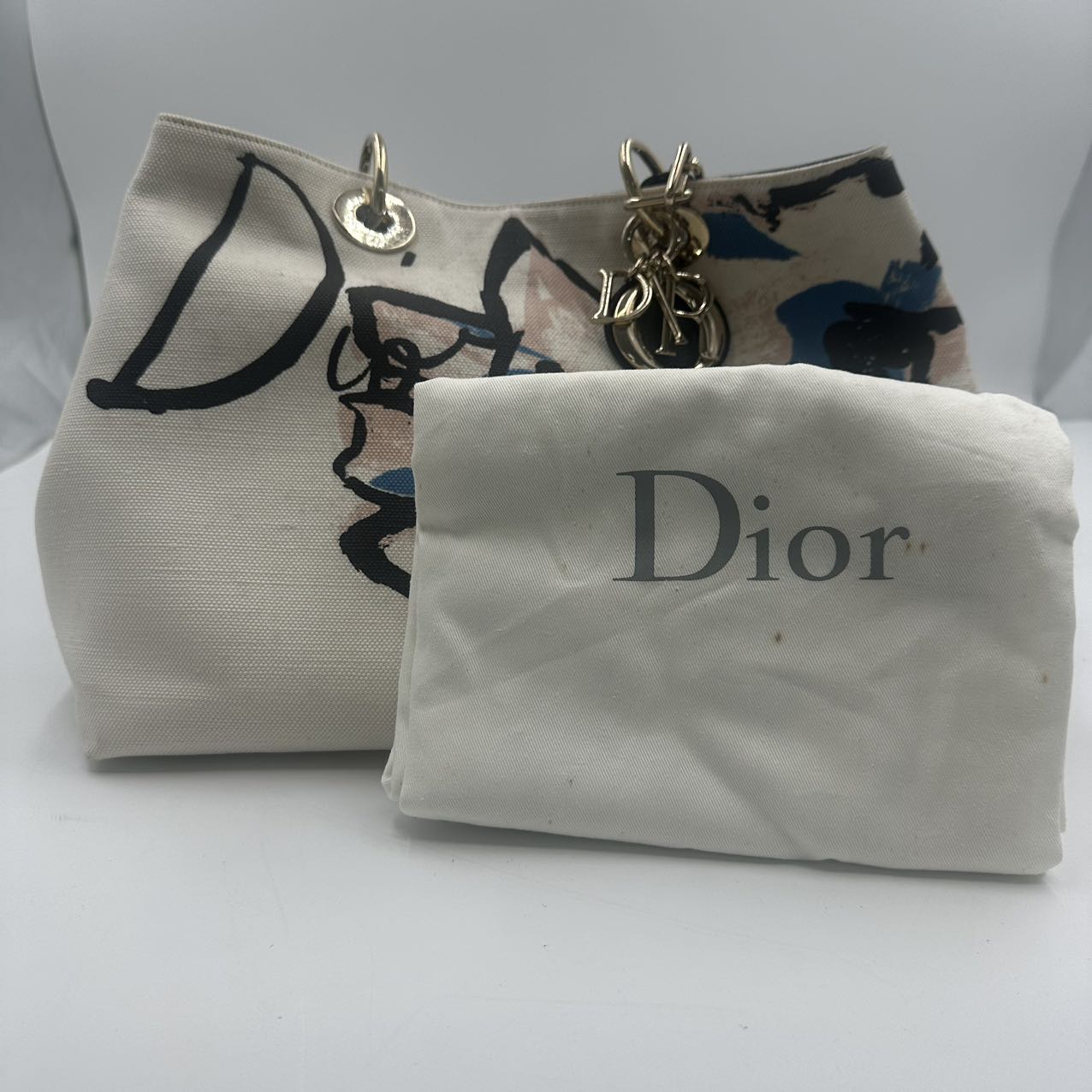 DIOR<br> Canvas-Einkaufstasche