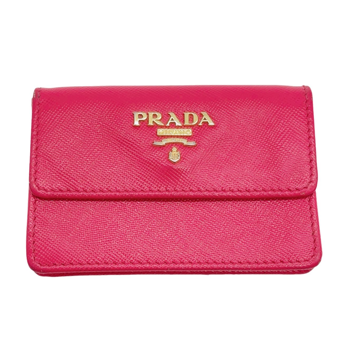 PRADA<br> Étui à cartes Saffiano