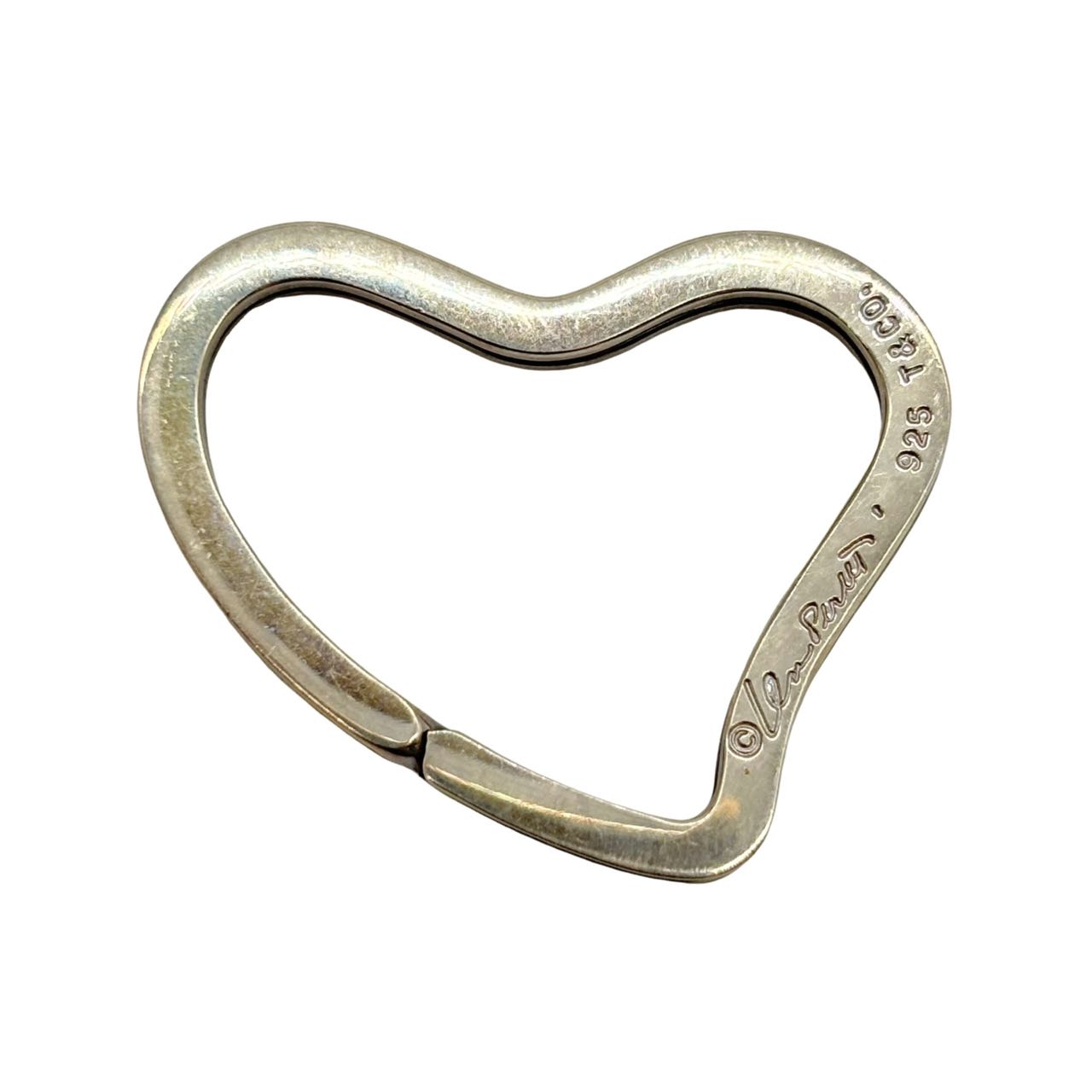 TIFFANY & Co. <br> Open Heart Key Charm