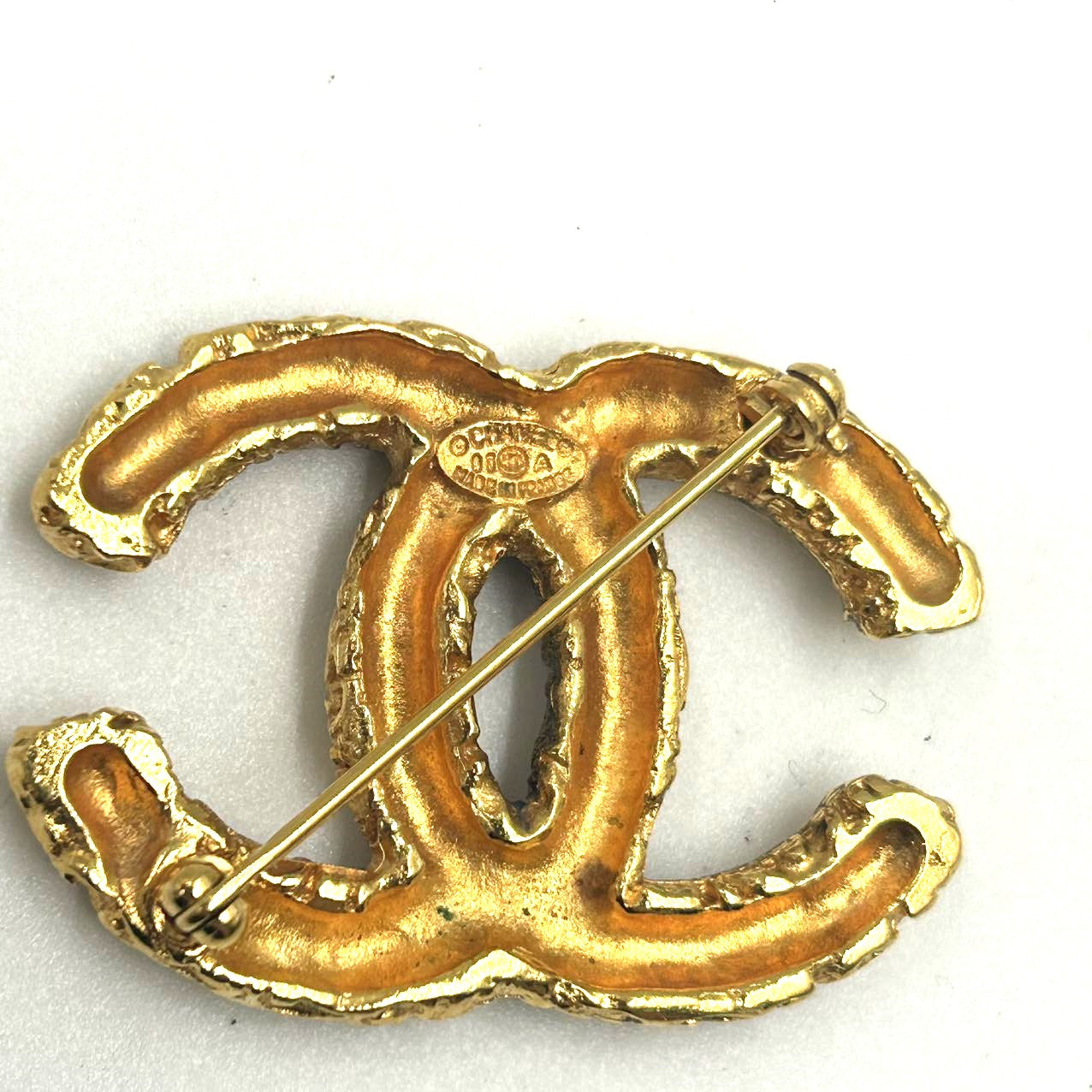 CHANEL<br>1993 Florentine CC Brooch