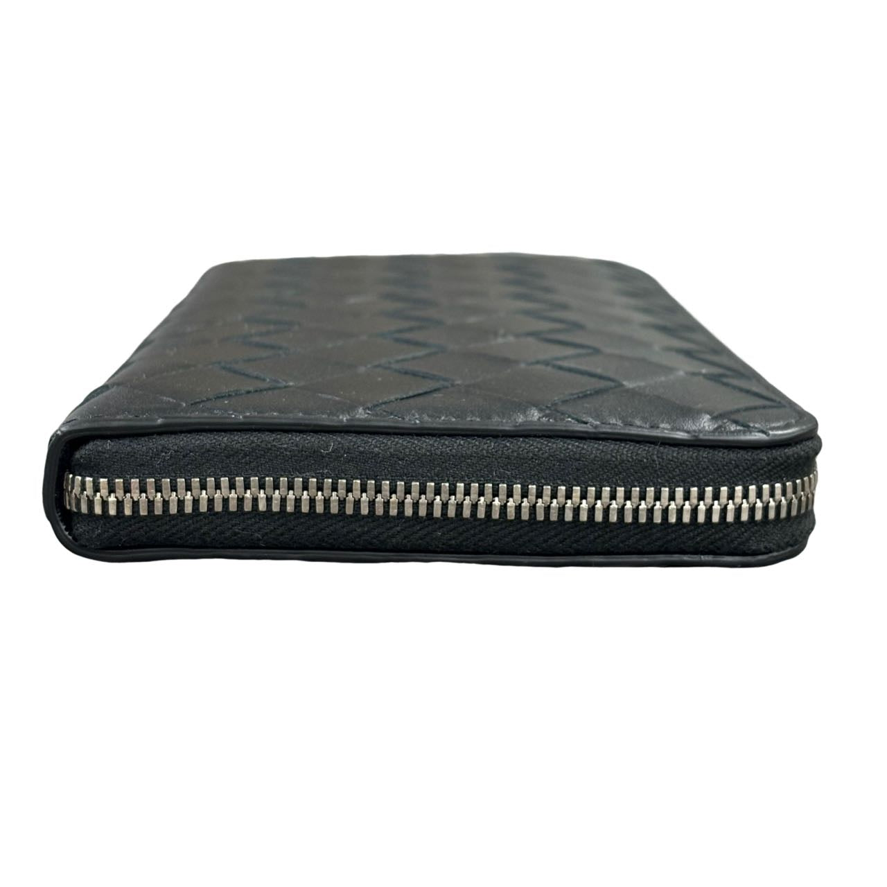 BOTTEGA VENETA <br> Intrecciato Long Zip Around Wallet