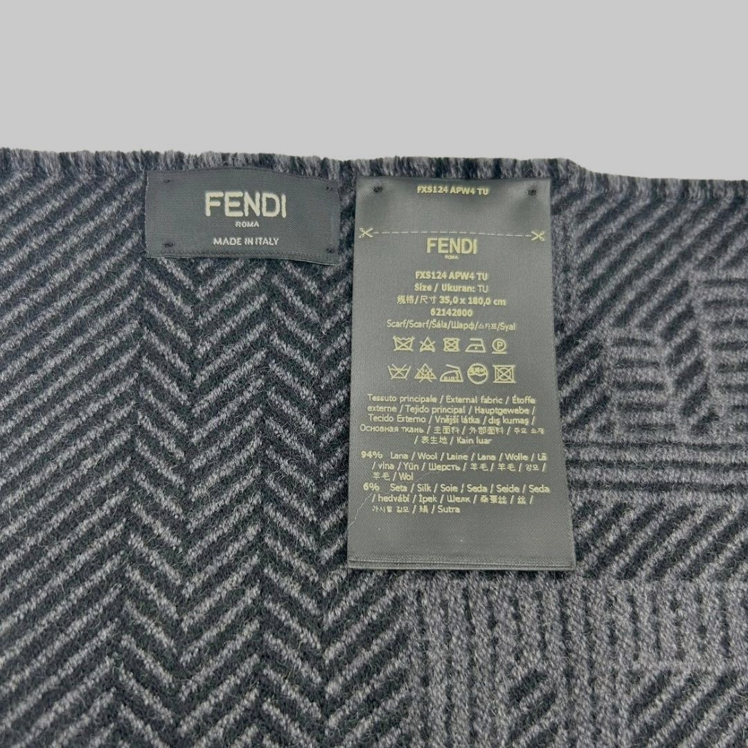 FENDI<br>Zucca Monogram Scarf