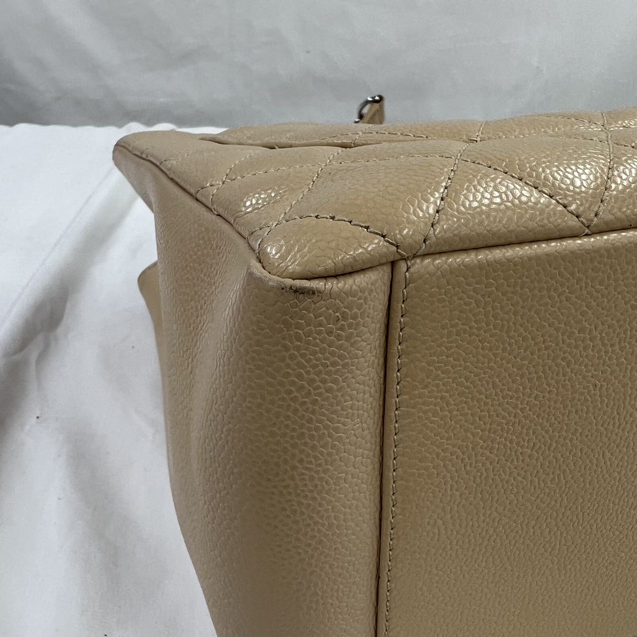 CHANEL<br> GST Caviar Beige