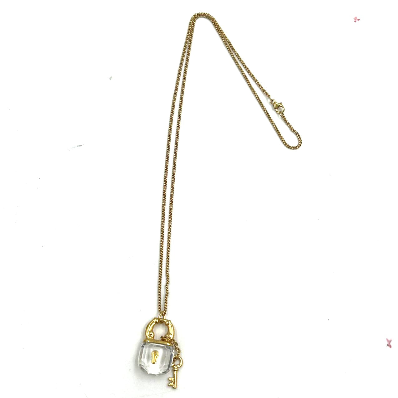 SWAROVSKI<br>Crystal Memories Lock And Key Necklace