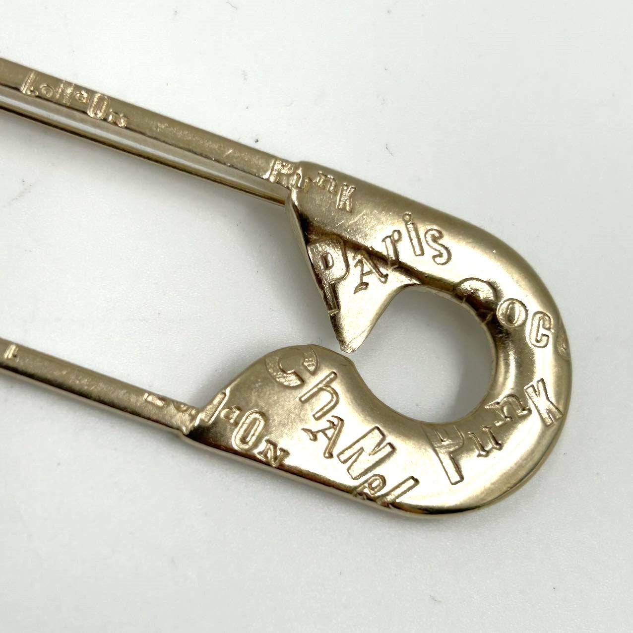 CHANEL<br> Safety Pin Brooch