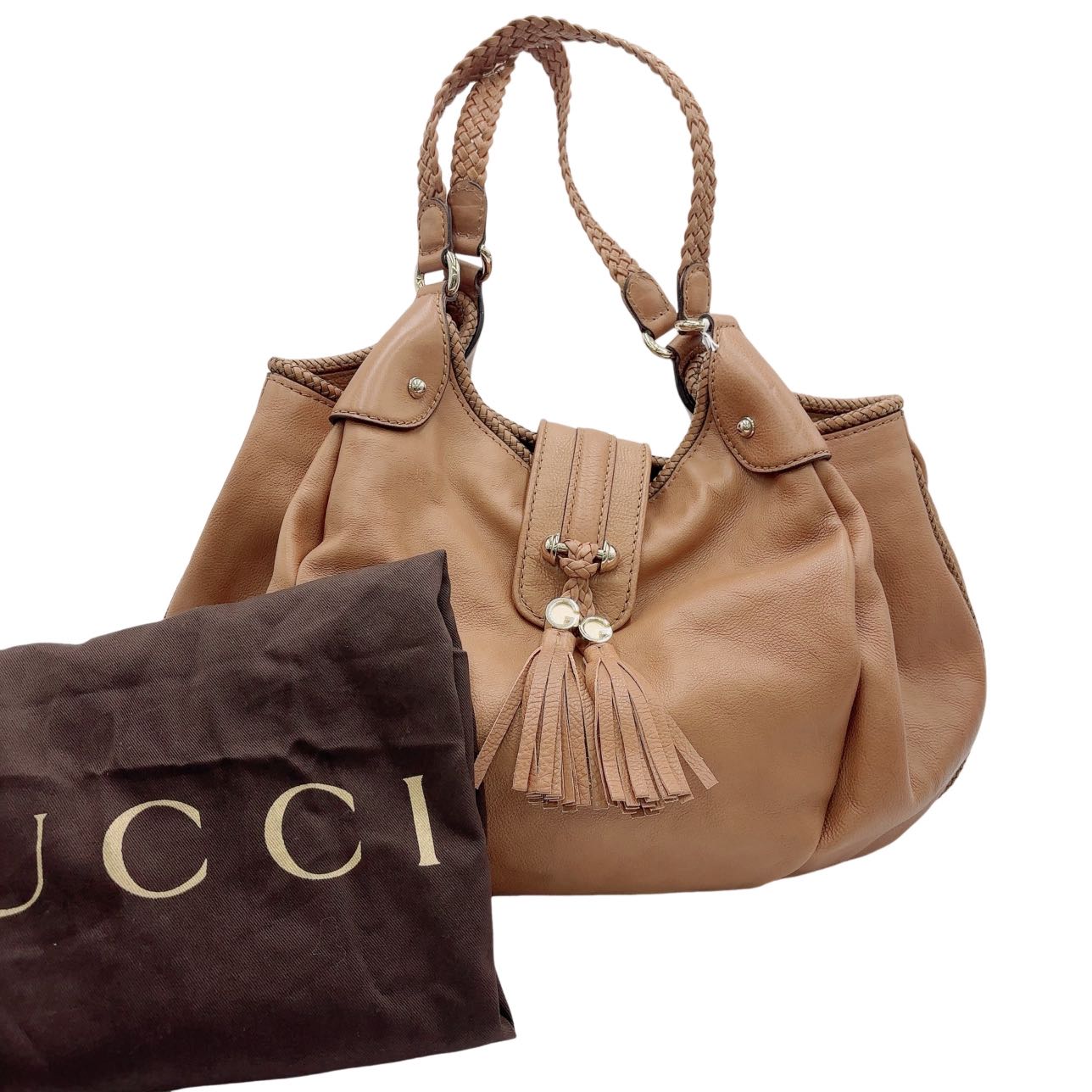 GUCCI<br> Umhängetasche Marrakech aus Leder