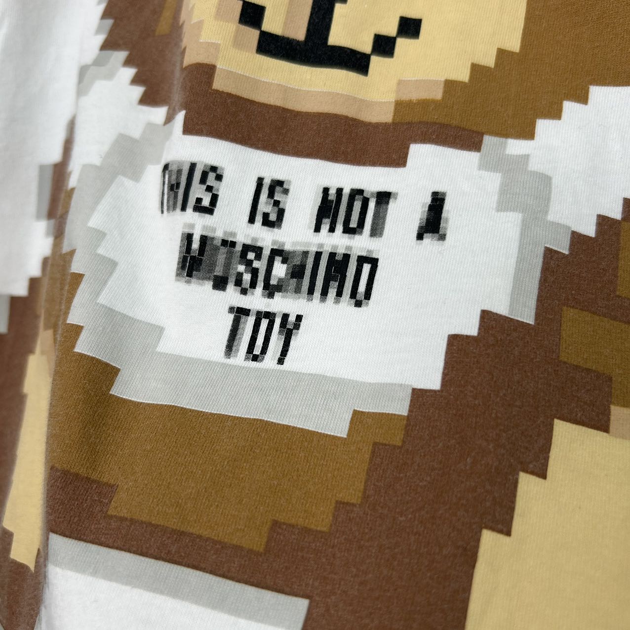 MOSCHINO<br>Teddy Bear Pixel T Shirt