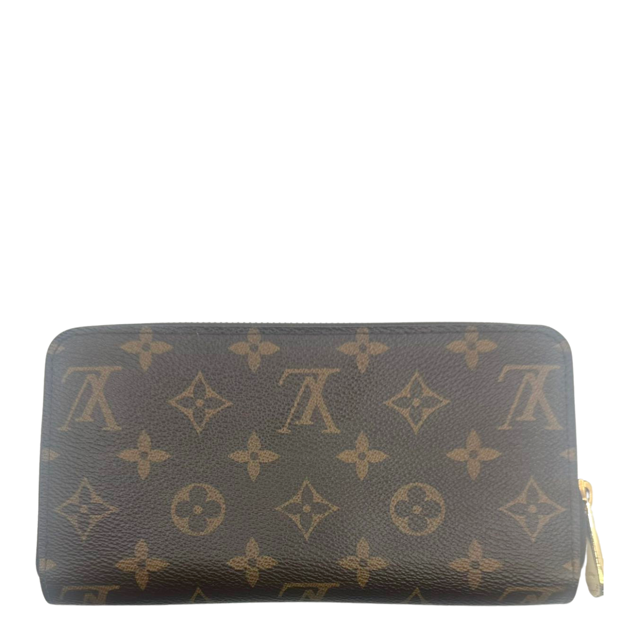 LOUIS VUITTON<br> Portemonnaie mit Reißverschluss und Monogramm