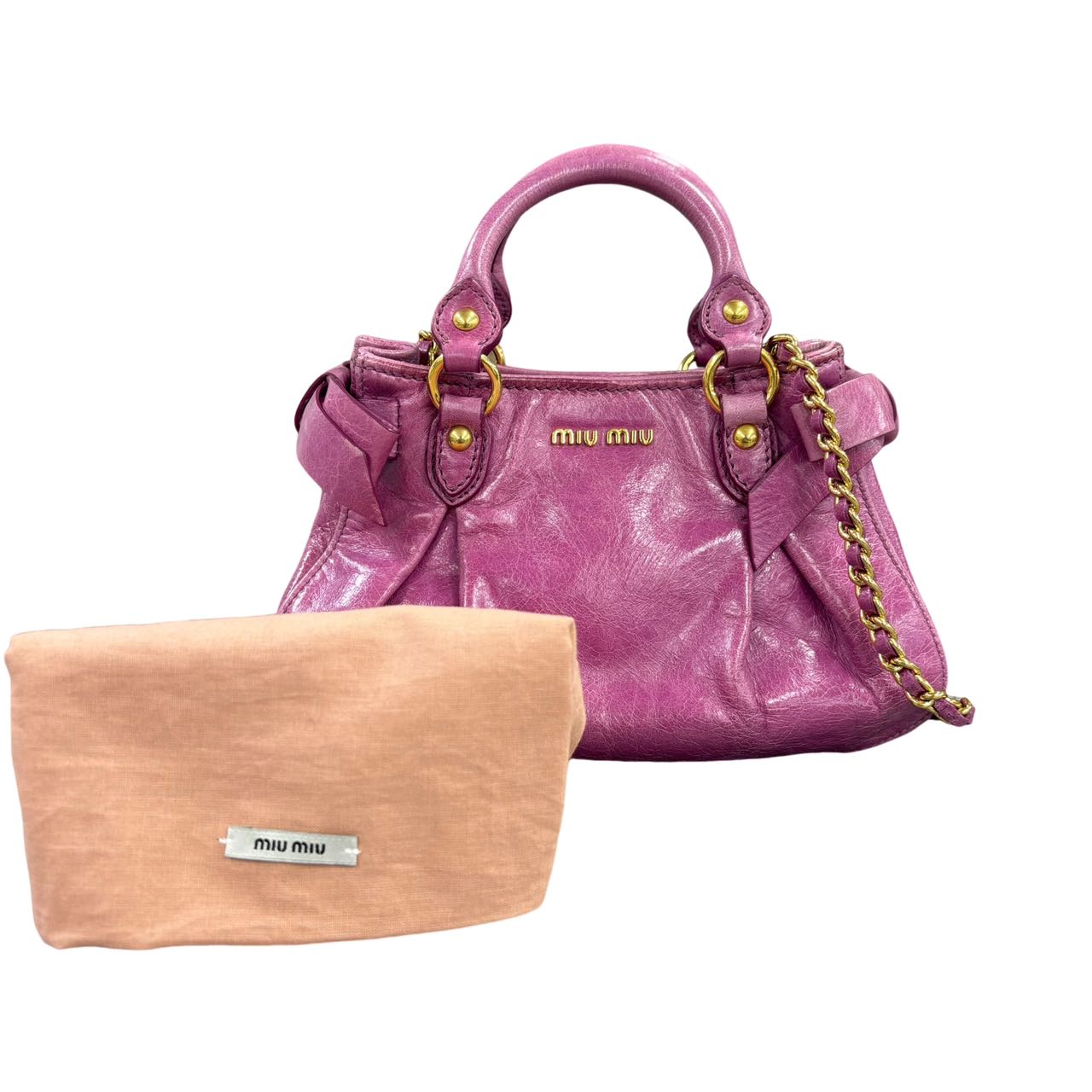 MIU MIU <br> 2way Mini Hand Bag