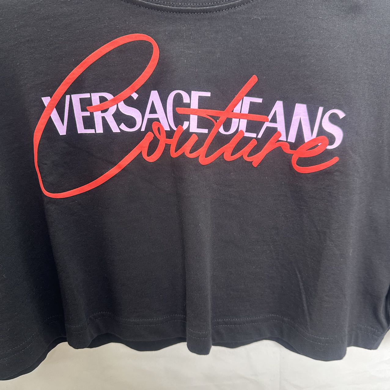 VERSACE JEANS<br>Couture Logo Tee Black