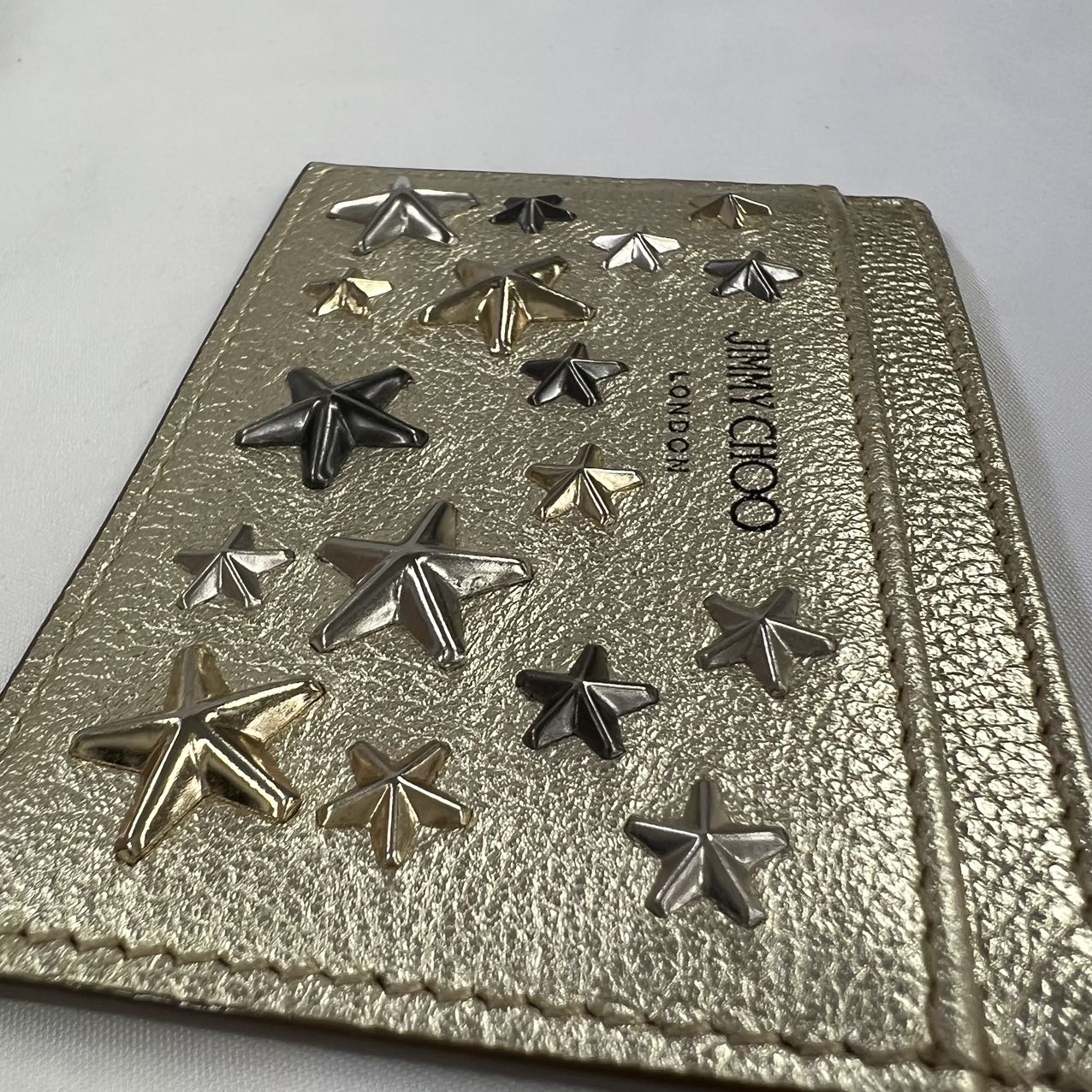 JIMMY CHOO<br>Star Studded Card Case