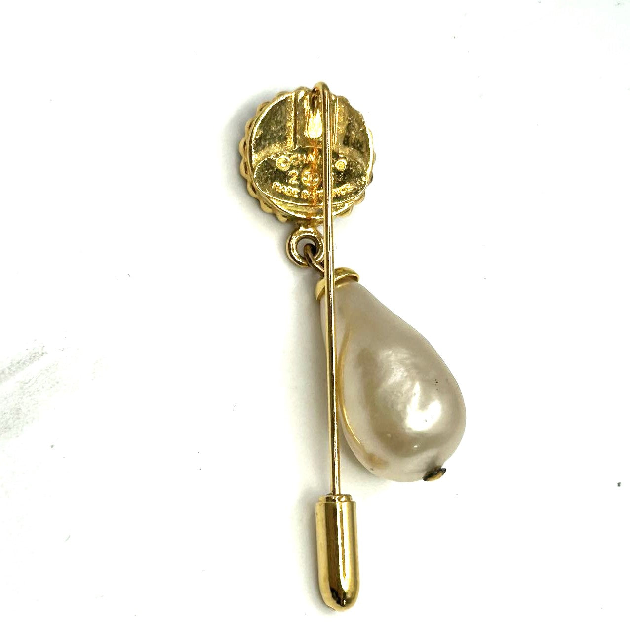 CHANEL<br>Pearl Clover Brooch