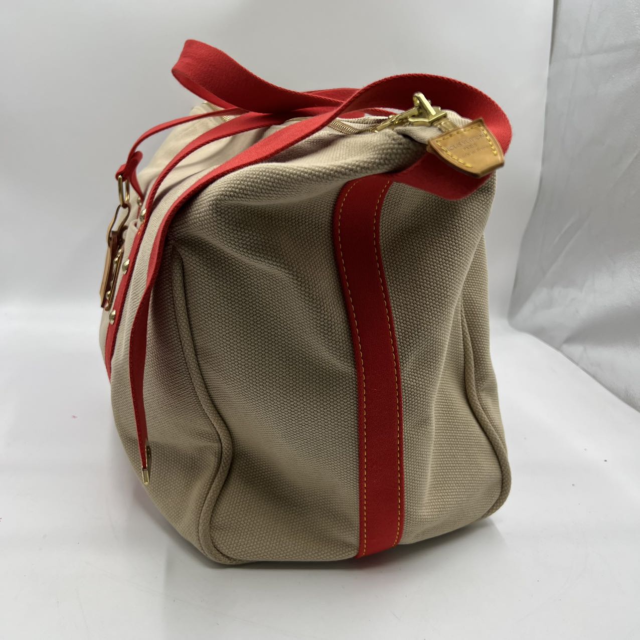 LOUIS VUITTON<br>Sac Weekend Beige M40029