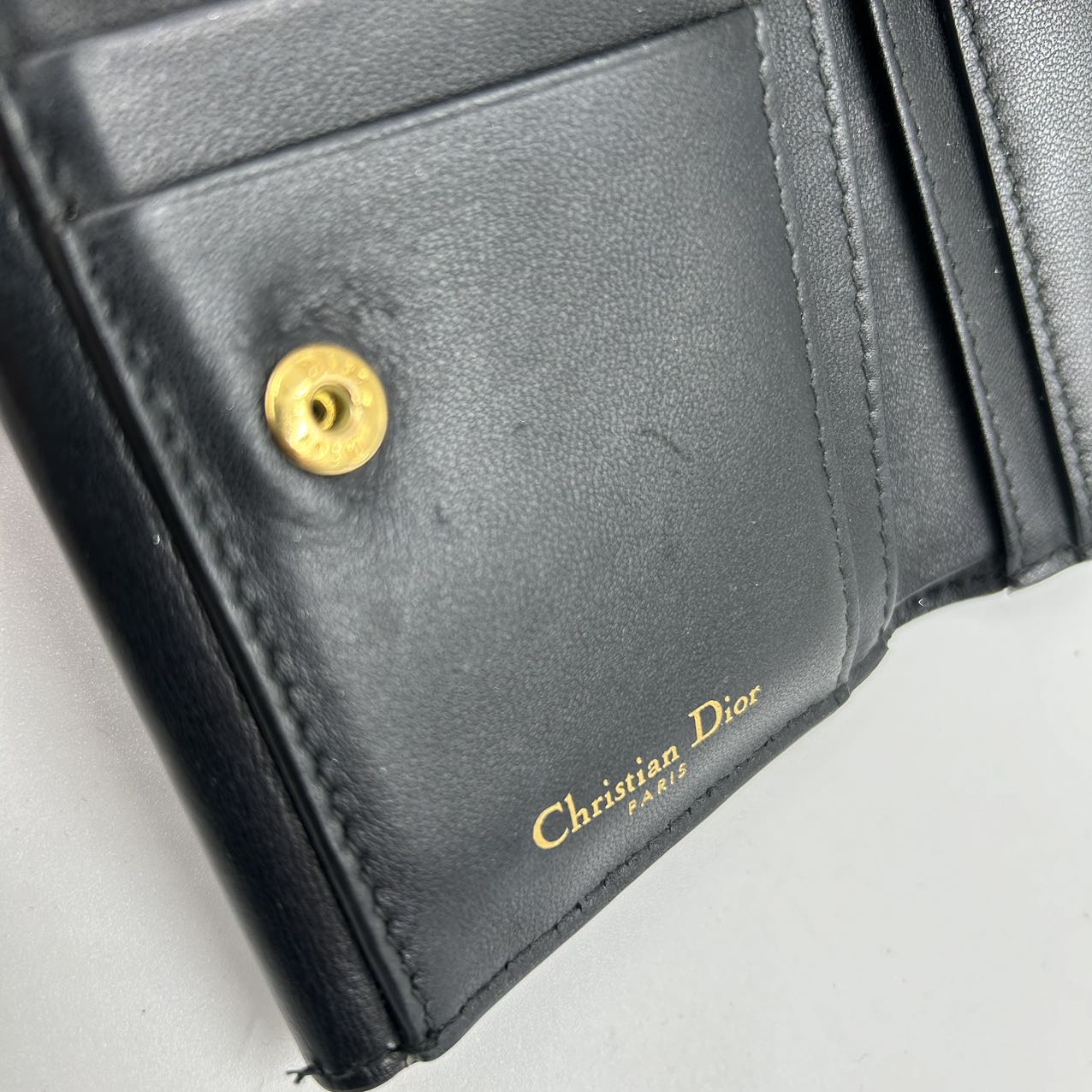 CHRISTIAN DIOR<br>Leather Wallet