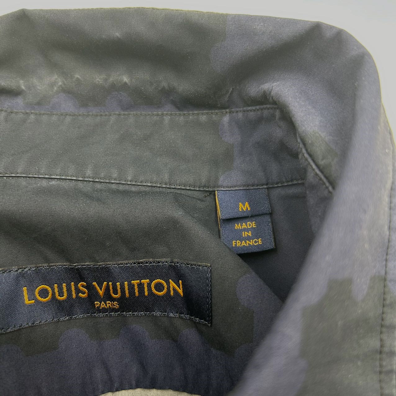 LOUIS VUITTON<br> Nigo Blue Checkered Button Up Shirt