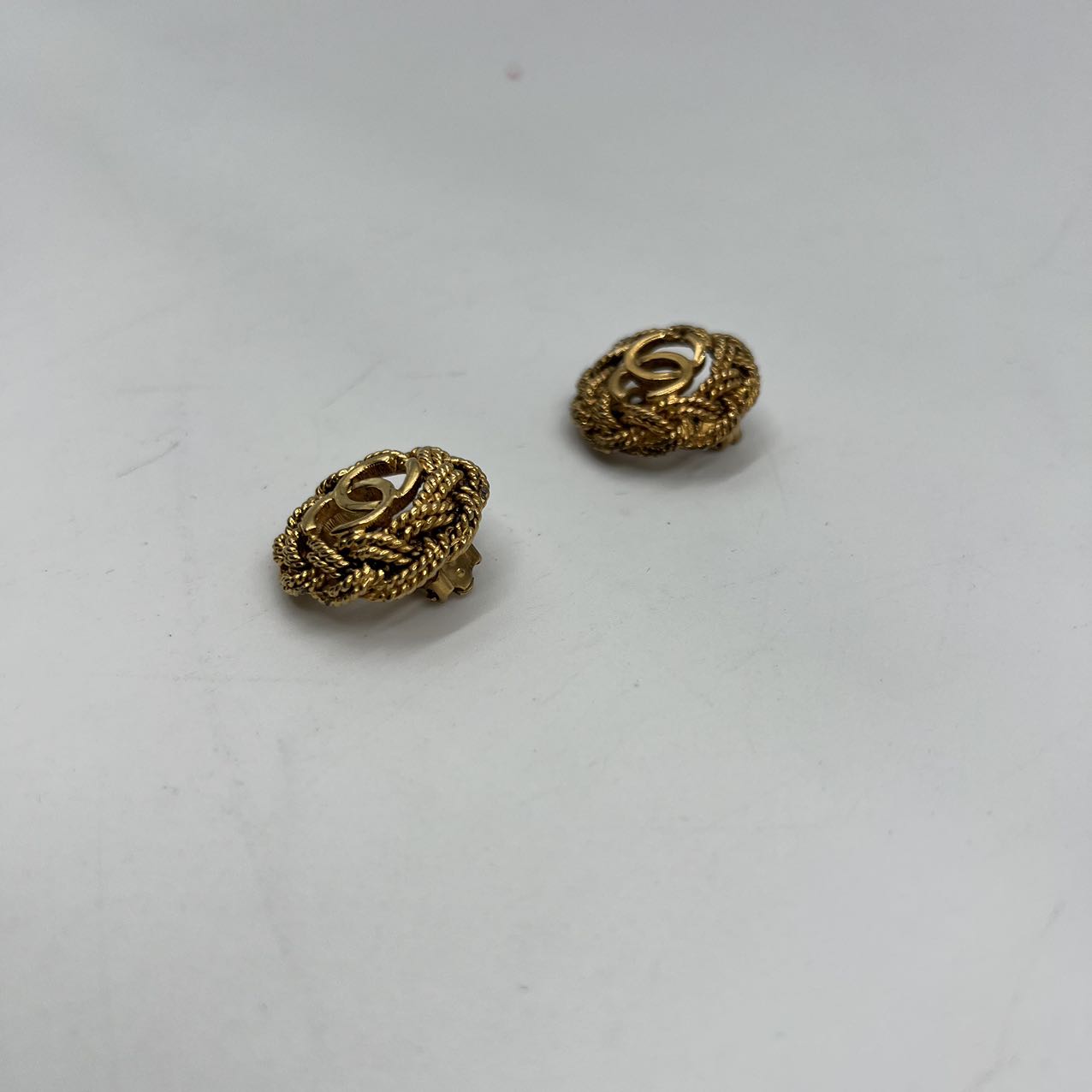 CHANEL<br>Co Co Mark Earrings