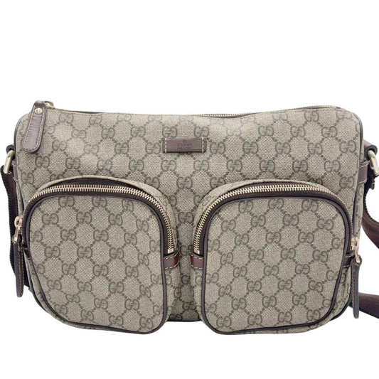 GUCCI<br> Sac à bandoulière en toile GG