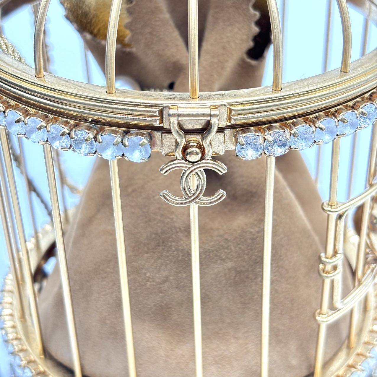 CHANEL <br> Runway Bird Cage Minaudiere Bag