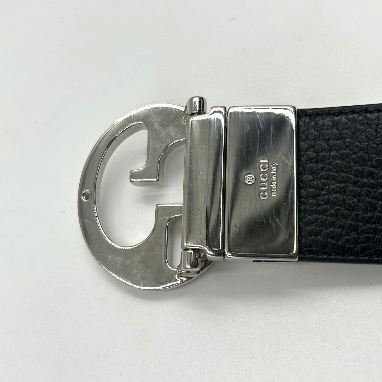 GUCCI<br>Reversible Leather Belt 449715