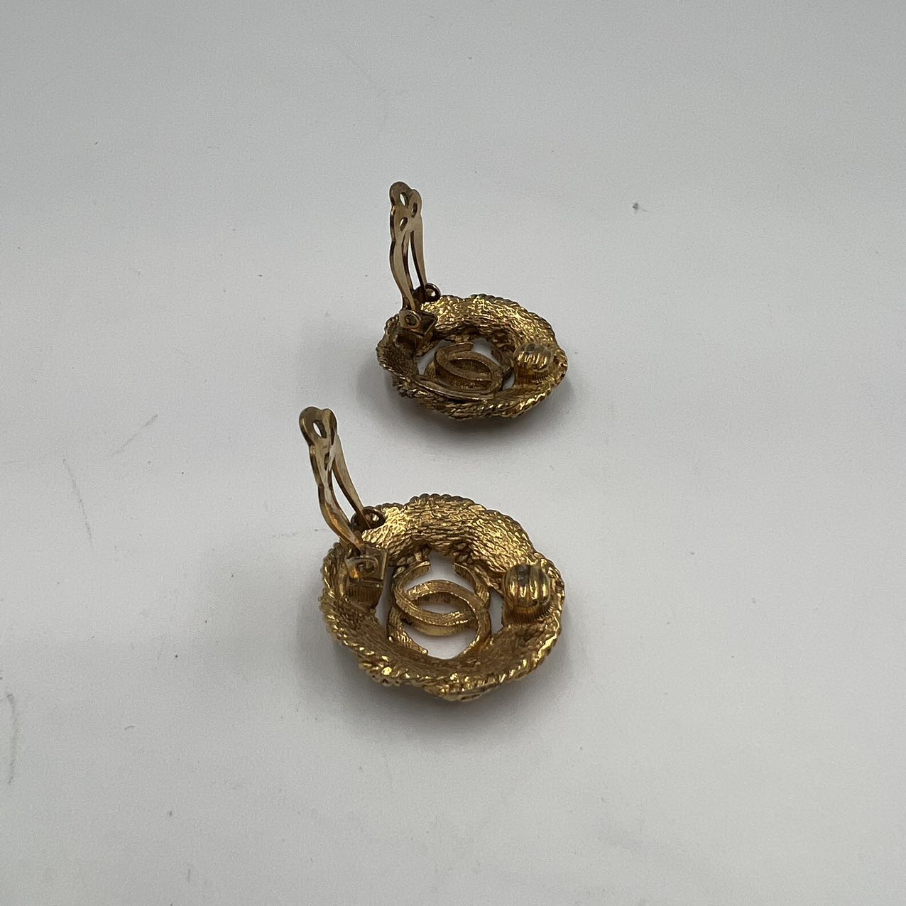 CHANEL<br>Co Co Mark Earrings