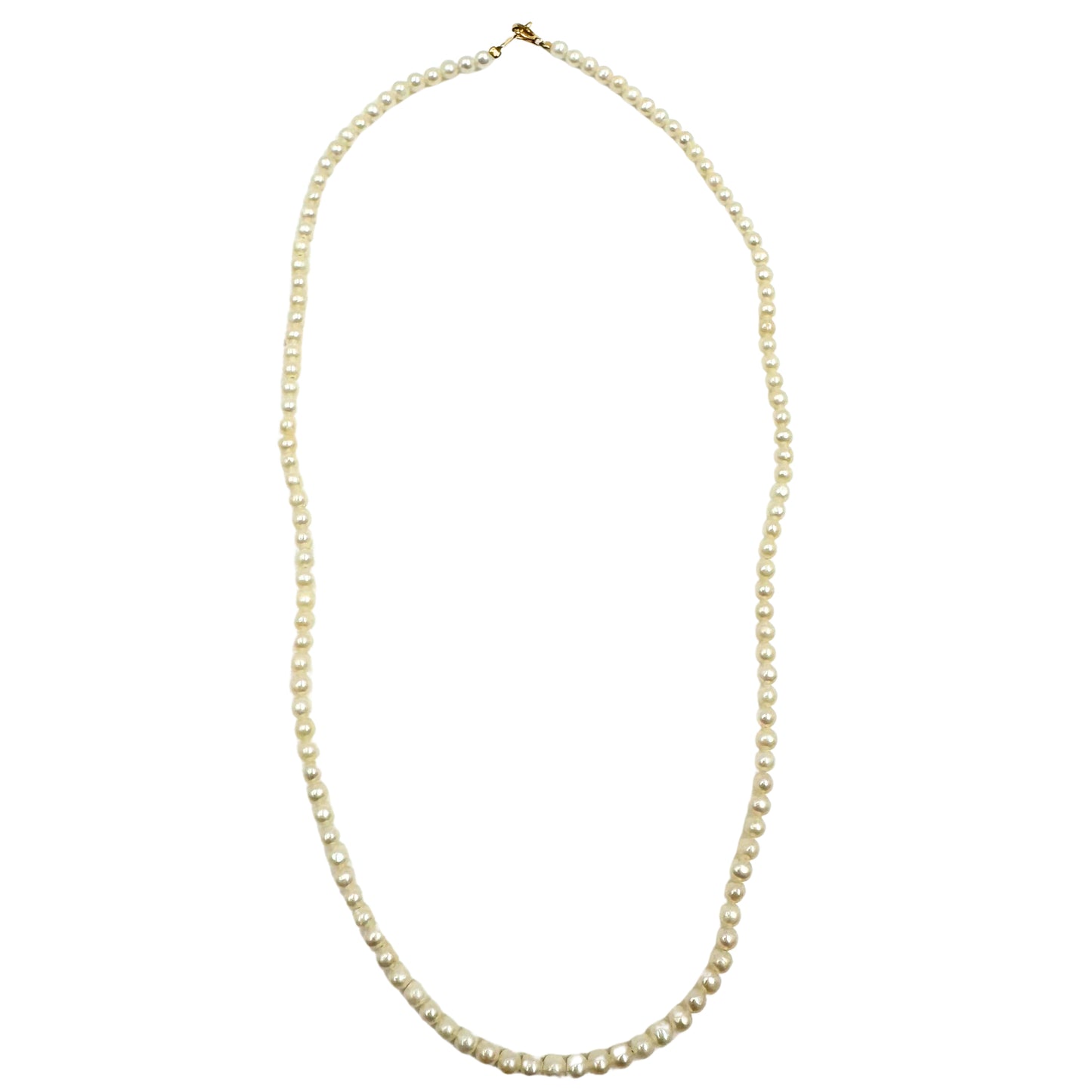 No Brand <br> K18 Pearl Necklace