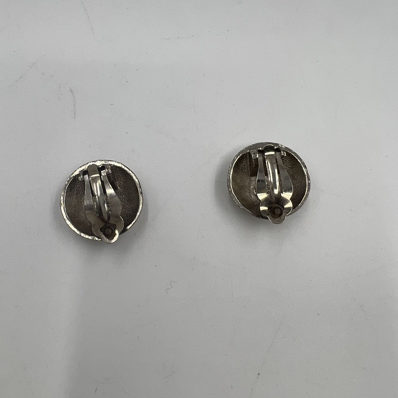 CHANEL<br>Co Co Mark Earrings Silver