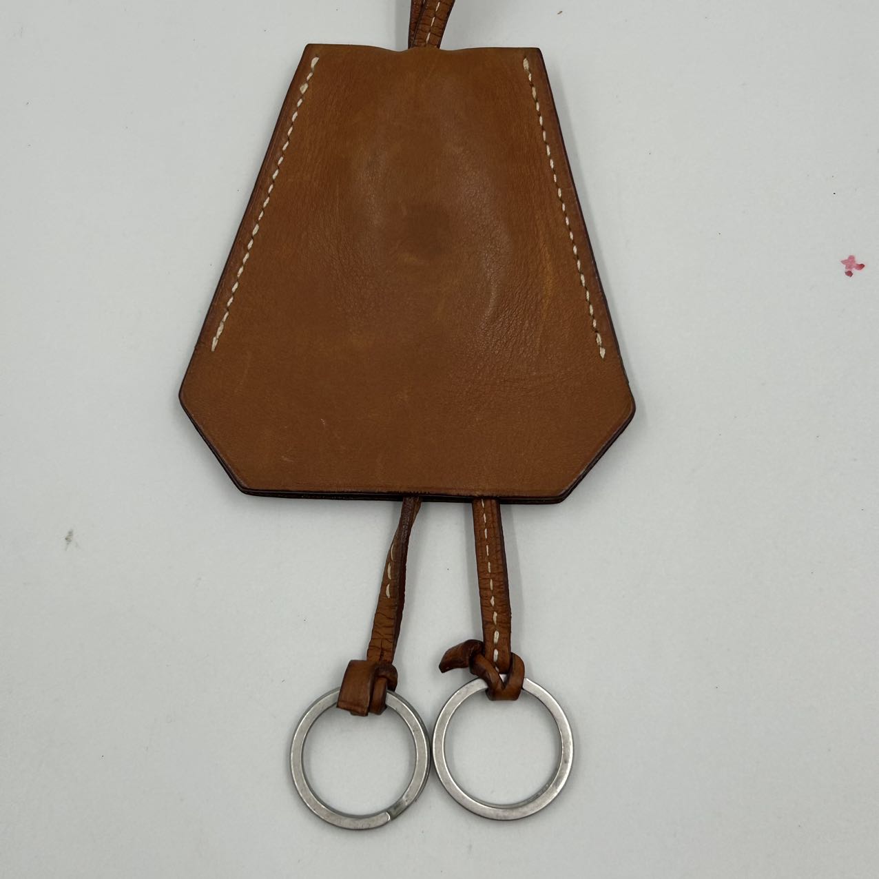 HERMES<br>Croisette Charm Brown