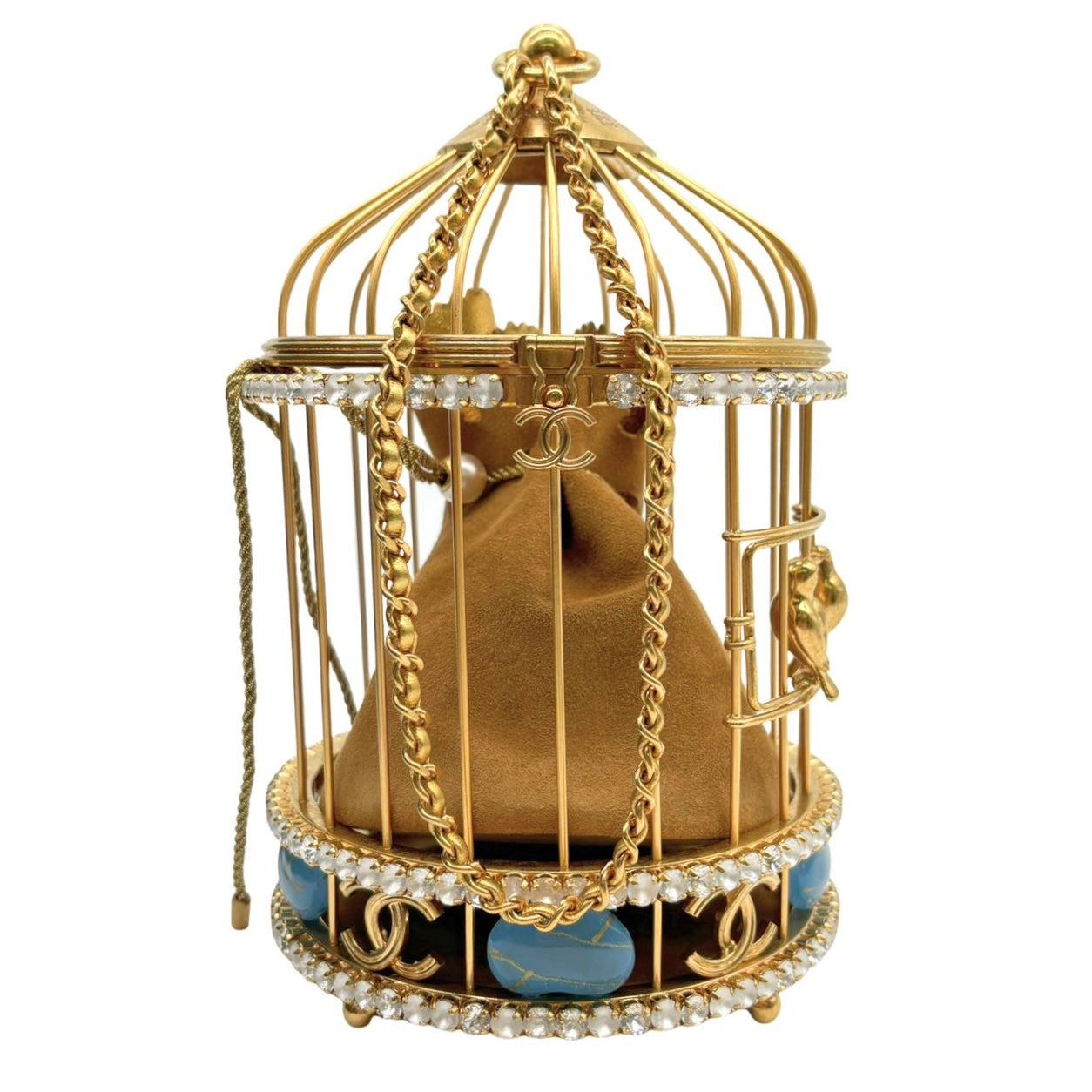 CHANEL <br> Runway Bird Cage Minaudiere Bag