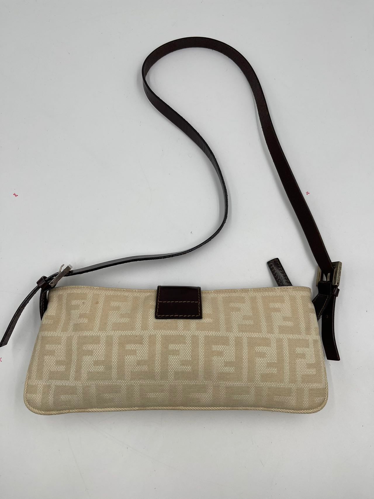 FENDI<br>Zucca Canvas Shoulder