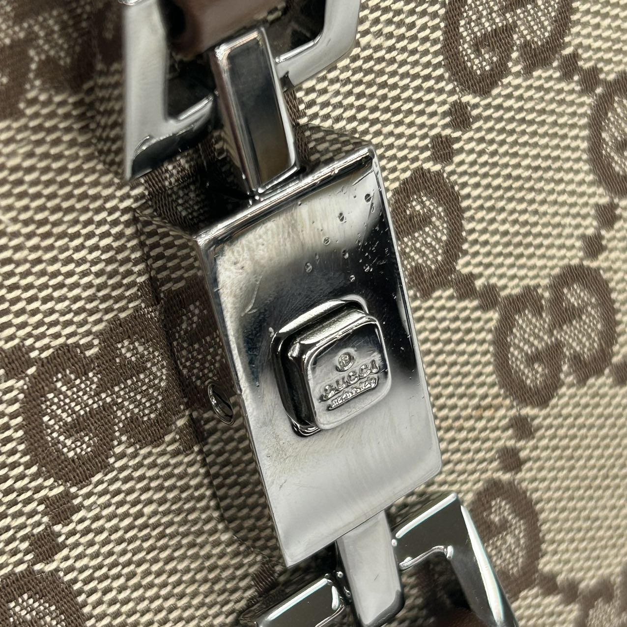 GUCCI<br> Jackie Canvas Tasche