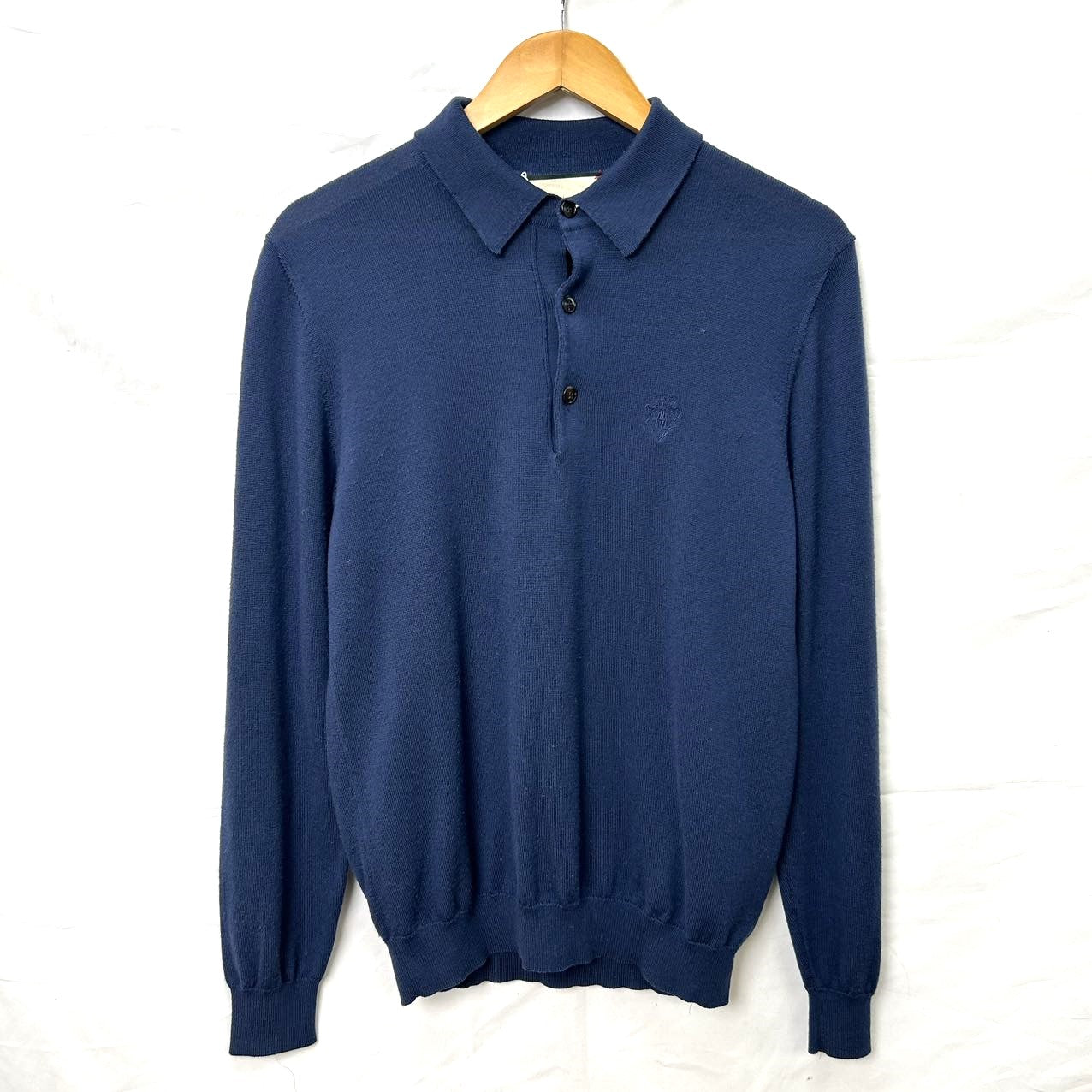 GUCCI <br>Strick-Poloshirt Navy