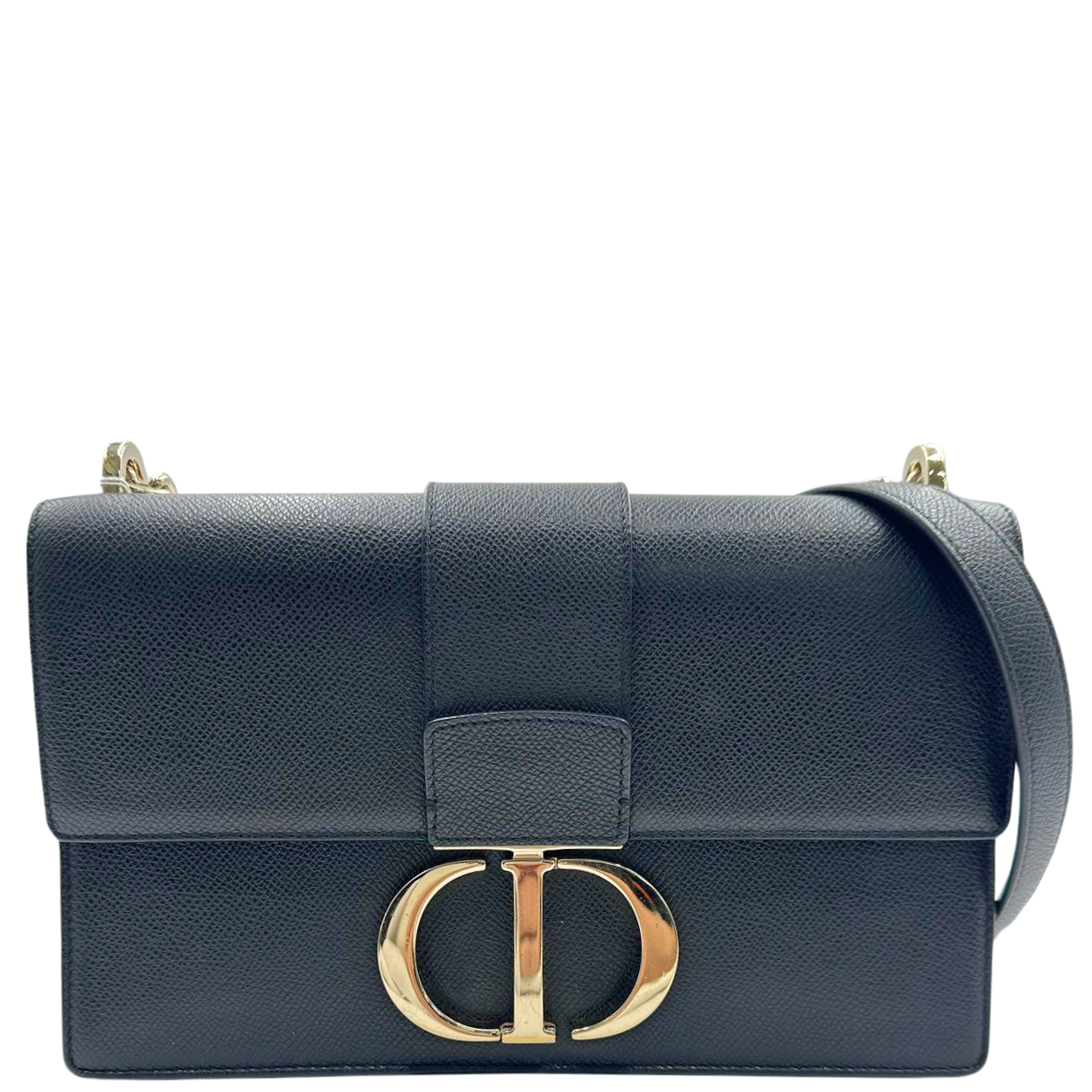 CHRISTIAN DIOR<br> Montaigne Schultertasche aus Leder mit Kette