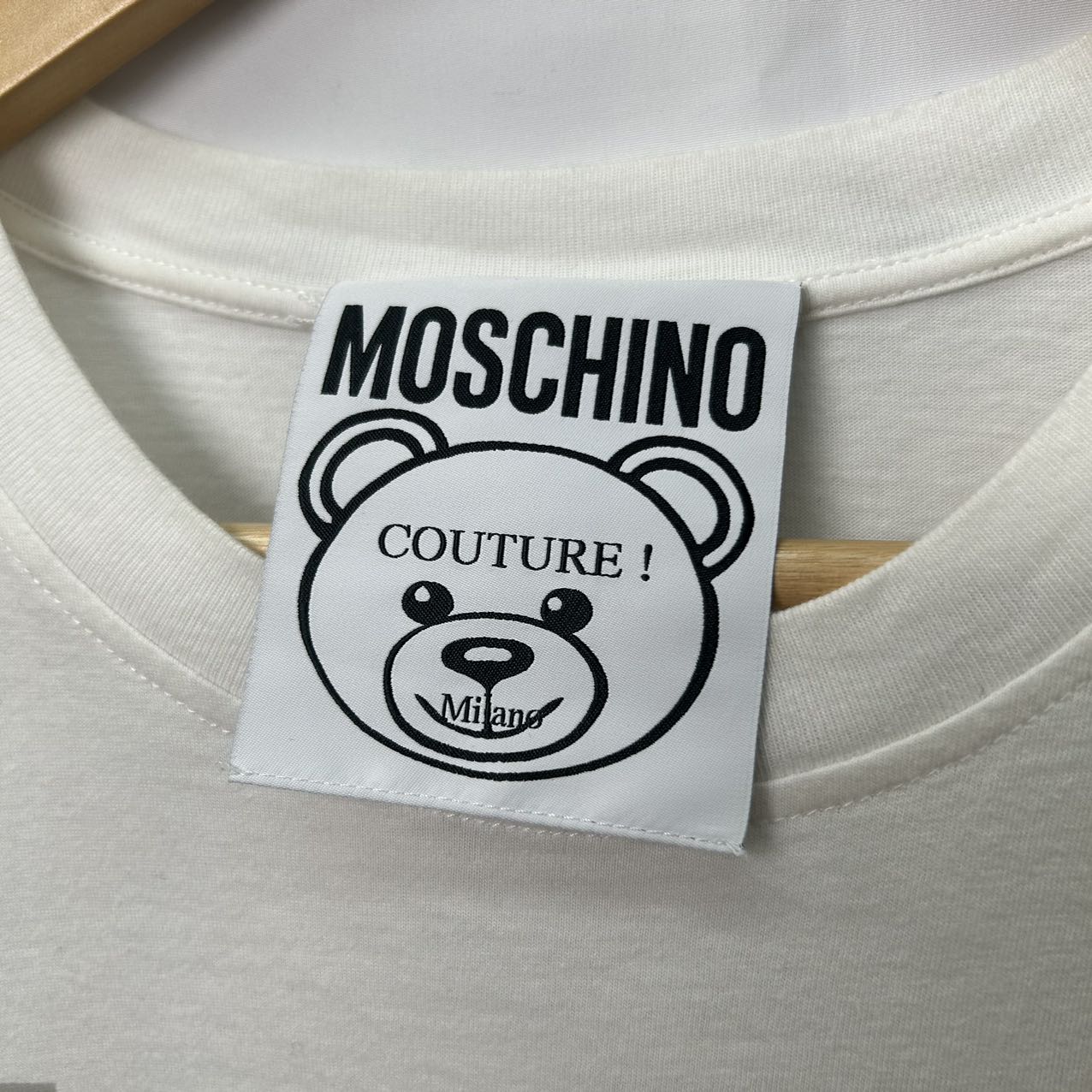 MOSCHINO<br> Teddybär-Pixel-T-Shirt