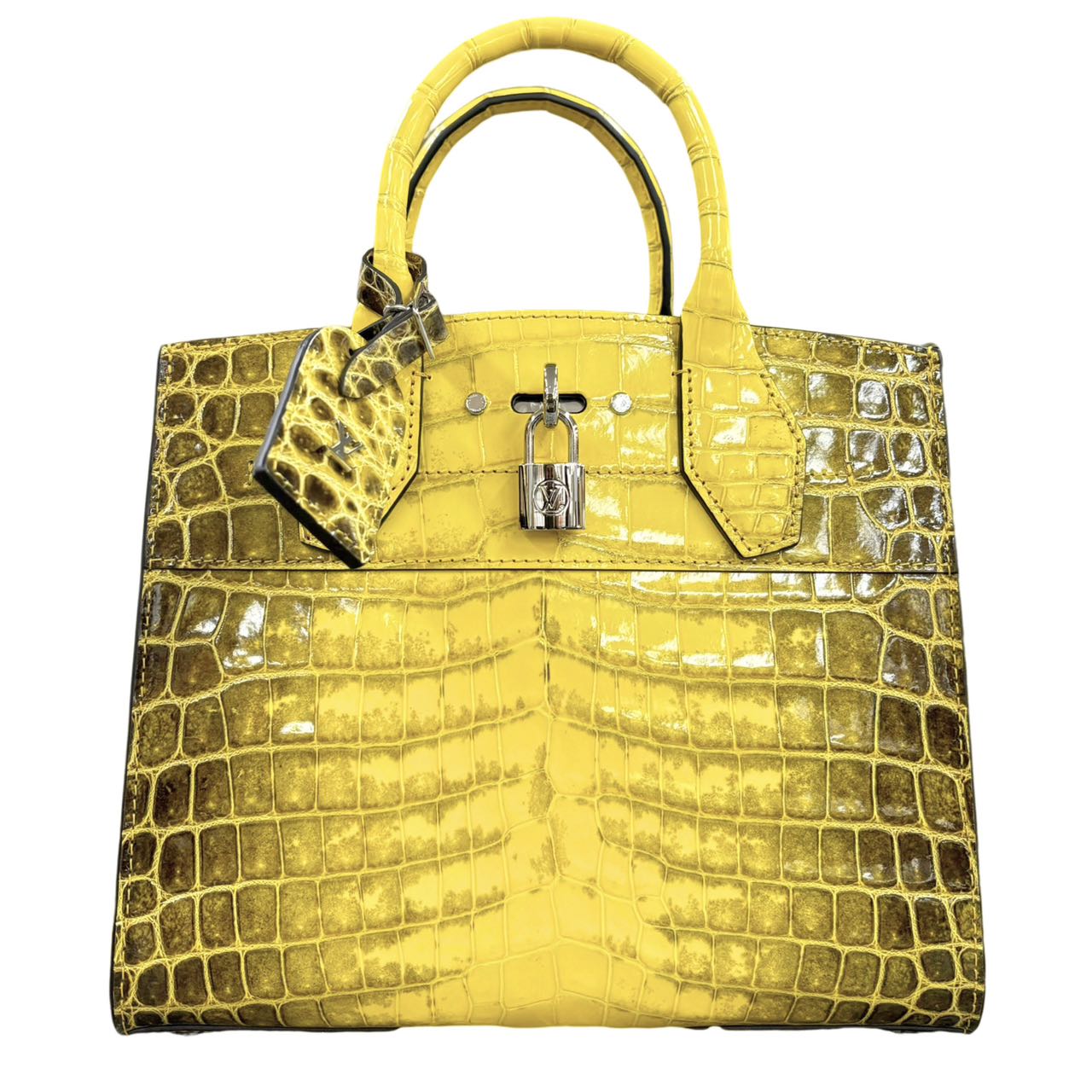 LOUIS VUITTON<br> Crocodile City Steamer PM