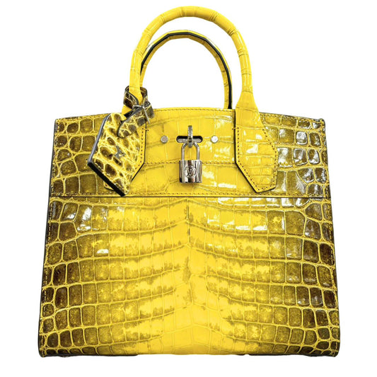 LOUIS VUITTON<br> Crocodile City Steamer PM