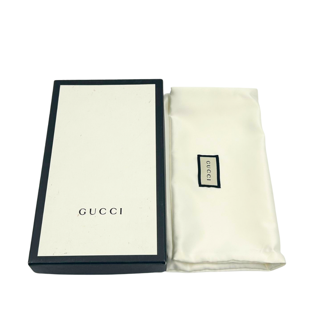 GUCCI<br> Lange Geldbörse Microguccissima