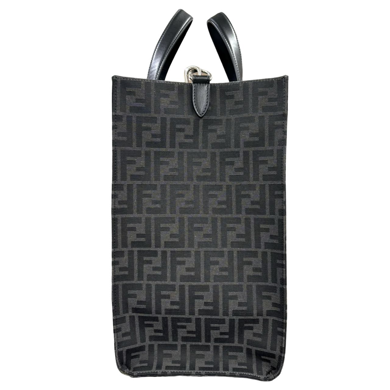 FENDI<br> Shopper-Tasche aus Jacquard mit FF-Muster