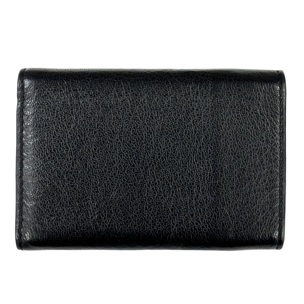 BALENCIAGA<br> Portefeuille compact en cuir Papier