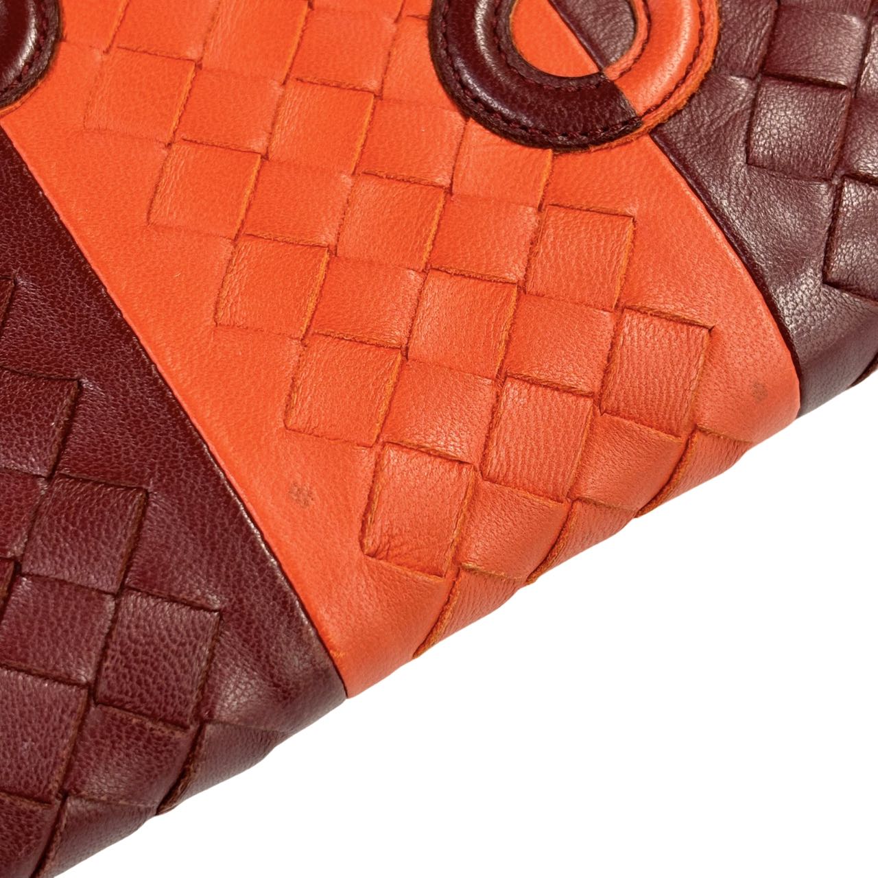 BOTTEGA VENETA<br> Rundes Intrecciato-Portemonnaie mit Reißverschluss