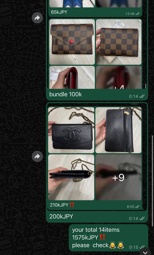 your select 14items 1/2 payment