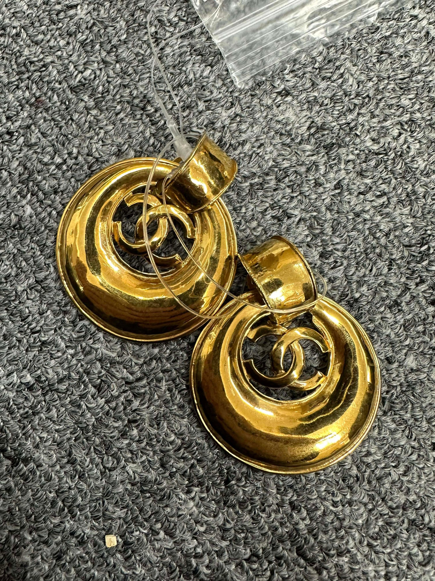 Lv and chanel eyerrings