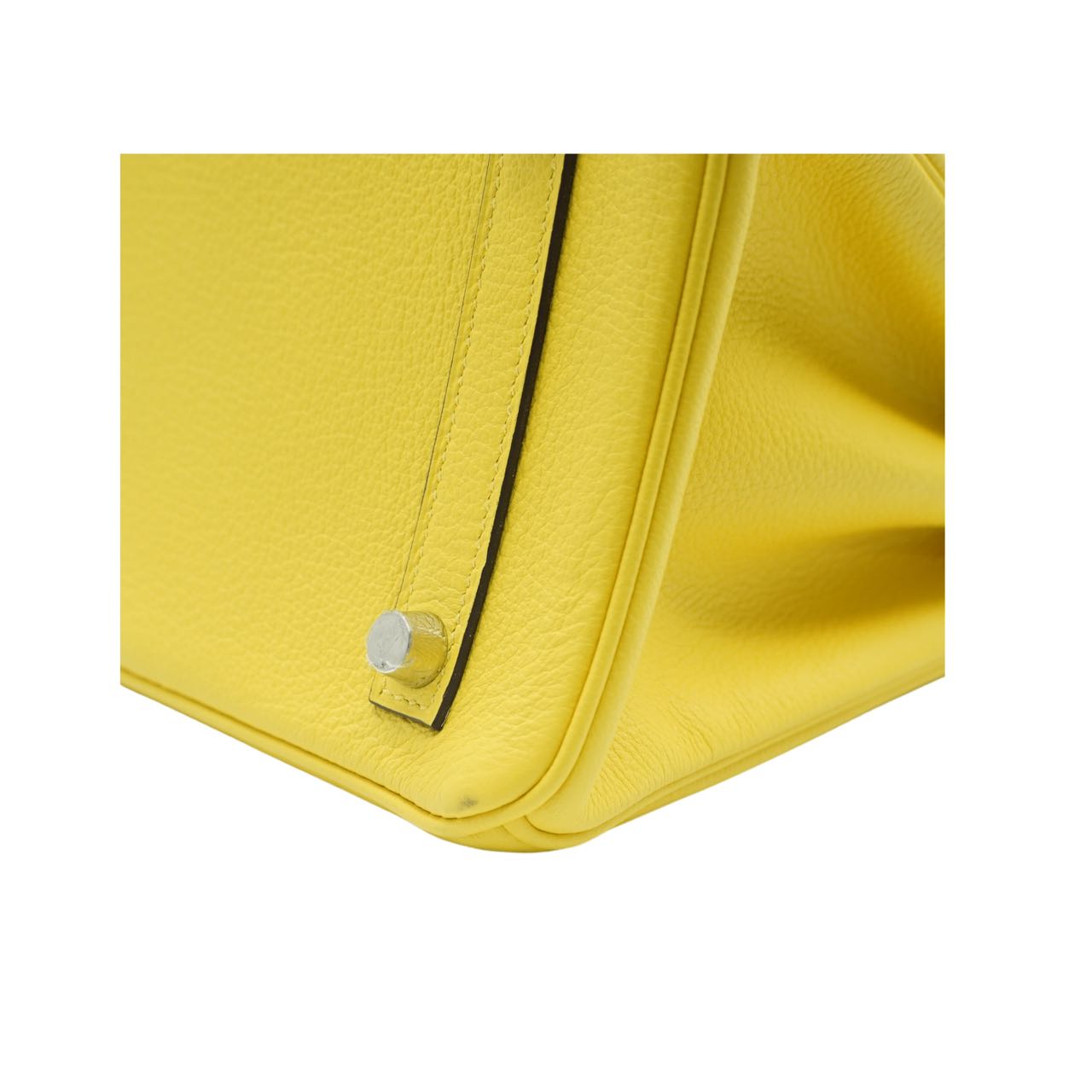 HERMES<br>  Birkin 25 Jaune De Naple D stamp